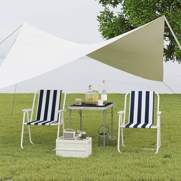 Rootz hopfällbara campingstolar - Ultralätta strandstolar - Bärbara fiskestolar - Stabil och hållbar - 58cm x 53 cm x 76cm