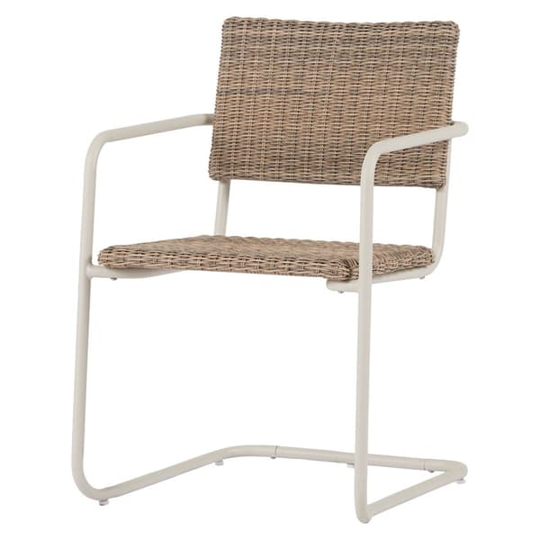 Camille hagestol polyrattan natur, grå.