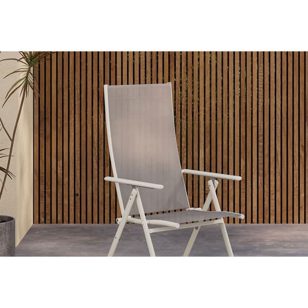 2 x Levanzo hagestol positionssol beige.
