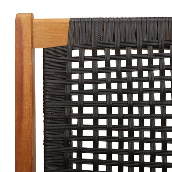 vidaXL Hagemøbler 2 stk Svart 76x67x73,5 cm Massivt Akasietre