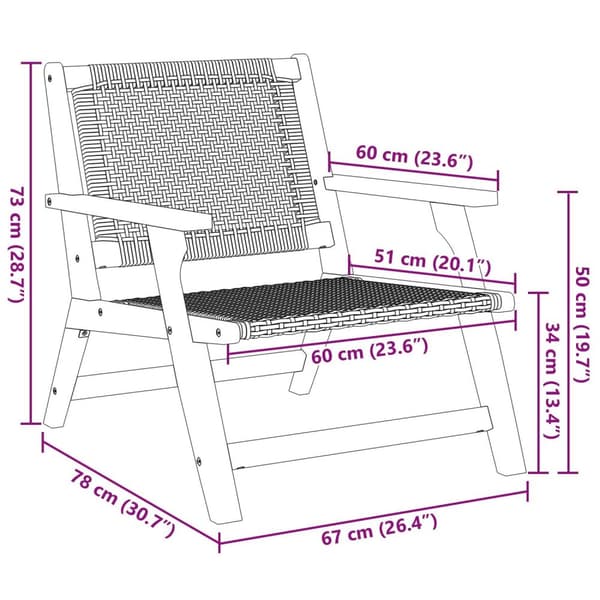 vidaXL Hagemøbler med Bord 5 deler Beige Massivt Akasietre