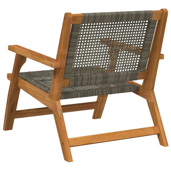 vidaXL Hagemøbler 2 stk Grå 76x67x73.5 cm Solid Akasietre