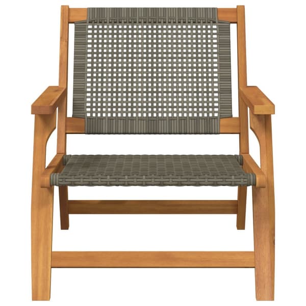 vidaXL Hagemøbler 2 stk Grå 76x67x73.5 cm Solid Akasietre
