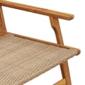 Pikkukuva 8 / 11: vidaXL puutarhapenki Beige 122x76x73.5 cm Täysi akaasiapuu