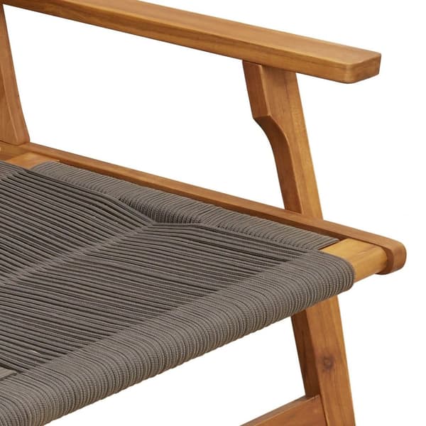 vidaXL Hagemøbler 2 stk Grå 67x77x73 cm Solid Akasietre