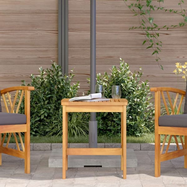 vidaXL Hagebord Brun 45x45x50 cm Solid Akasietre