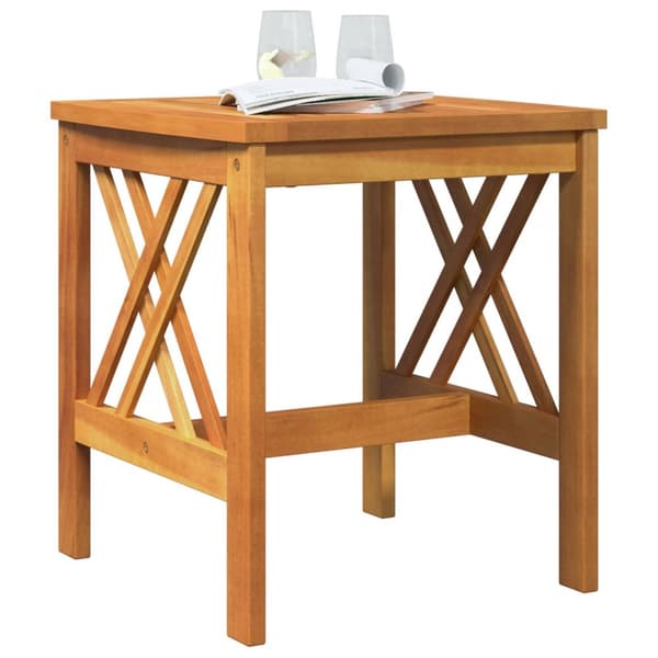 vidaXL Hagebord Brun 45x45x50 cm Solid Akasietre