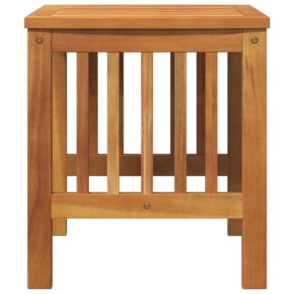 vidaXL Hagesidebord Brun 45x45x50 cm Massivt Akasietre