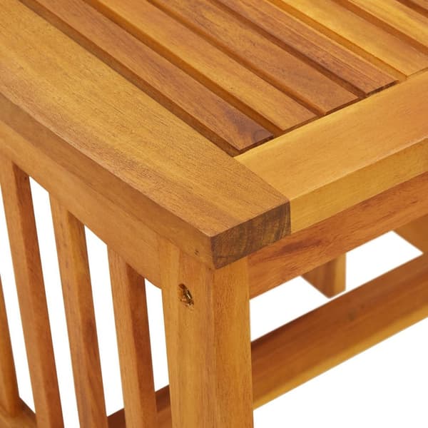 vidaXL Hagesidebord Brun 45x45x50 cm Massivt Akasietre