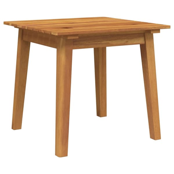 vidaXL Sæt af 2 Sort & Hvid, Teak Look Akacietræ, Rattan