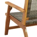Miniatyrbilde 10 av 11: vidaXL Hagebenk Grå 122x76x73.5 cm Solid Akasietre