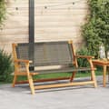 Miniatyrbilde 2 av 11: vidaXL Hagebenk Grå 122x76x73.5 cm Solid Akasietre