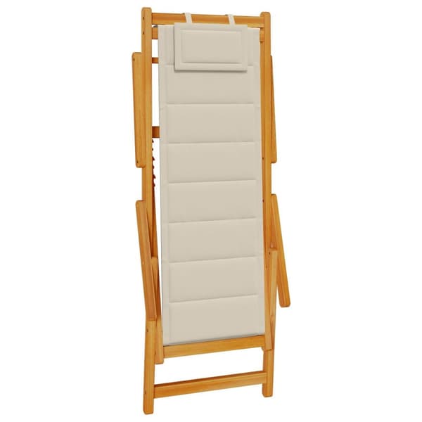 vidaXL Vikbara Strandstolar Set om 2 Taupe