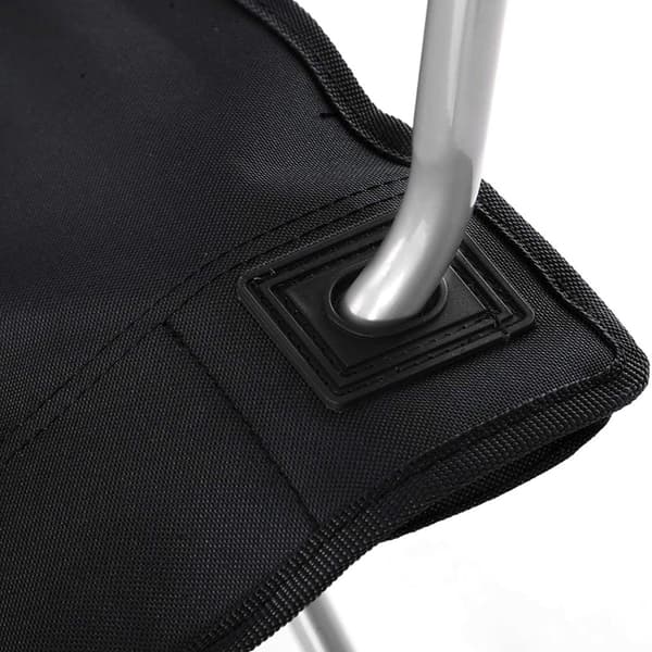 Campingstolar, 2-pack, Fällstolar, Svart, 84x52x81 cm, SONGMICS