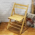Miniatyrbild 2 av 4: TD® Solid wood hopfällbar stol uteservering stol cypress trä grillstol pall ryggstol