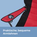 Miniatyrbillede 4 af 5: Foldbar strandstol - Campingstol op til 250 kg belastningskapacitet