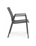 Miniatyrbillede 1 af 3: BOLZANO Orte havestol antracit 55,5 x 60 x 83 cm