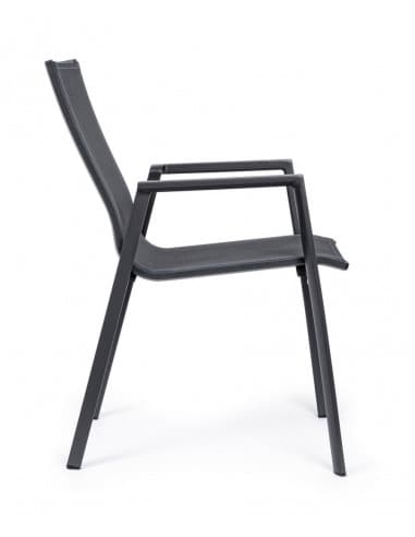 BOLZANO Havestol Kastor antracit BOLZANO 56 x 61,5 x 88 cm
