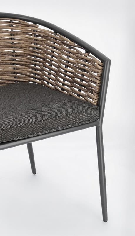 BOLZANO Malpensa havestol antracit 63x63x79,5 cm