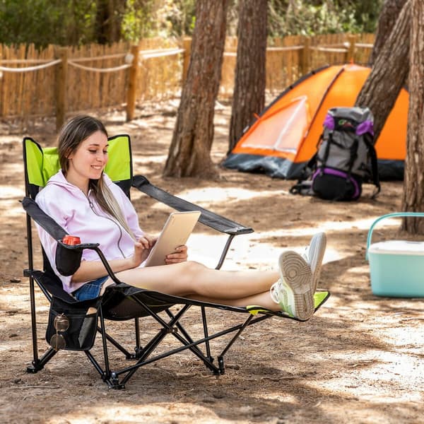 BRUGT Sammenklappelig lounger-campingstol InnovaGoods (Refurbished A)