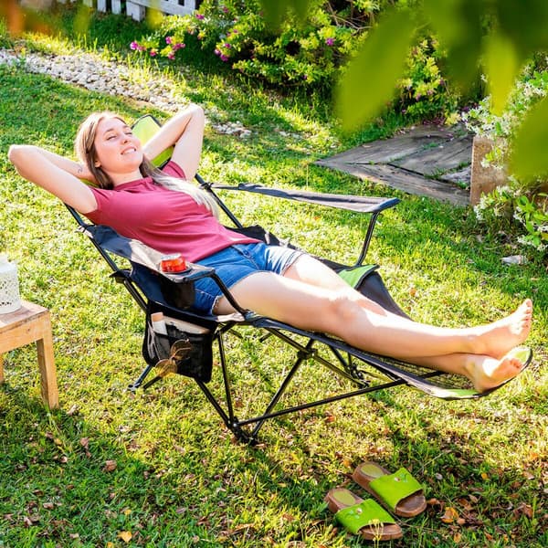 BRUGT Sammenklappelig lounger-campingstol InnovaGoods (Refurbished A)