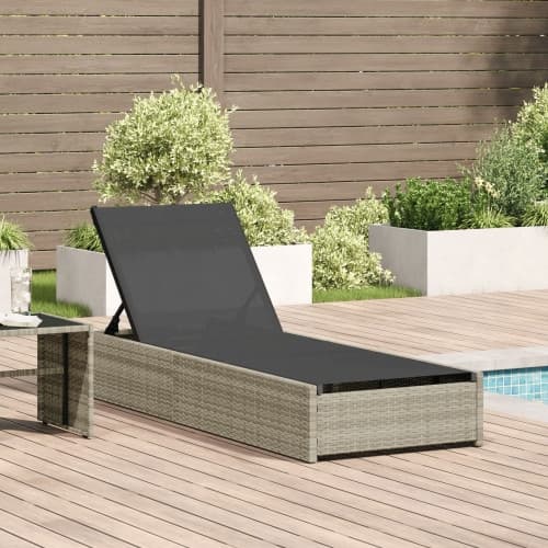 Solstol Beige 60x200x27 cm Poly Rattan