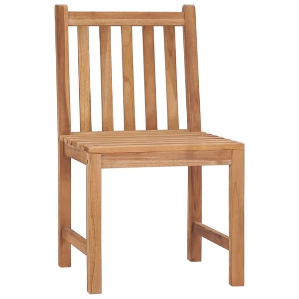Trädgårdsstolar 2 st med dynor massiv teak