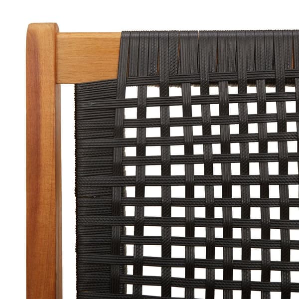 Trädgårdsbänk Svart 122x76x73,5 cm Massivt Akaciaträ