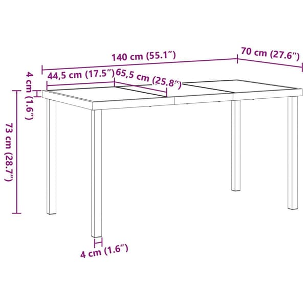 5-delars trädgårdsdining set Brun Poly Rattan
