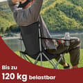 Miniatyrbild 1 av 5: Campingstolar, SONGMICS GCB01BK, 52x84x81 cm, Svart
