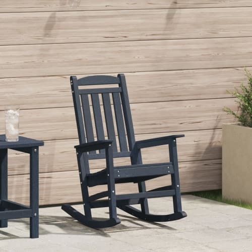 Gungstol Marinblå 70x92x108 cm HDPE