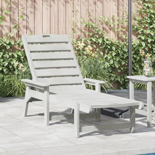 Solstol Vit 53x162x98.5 cm HDPE