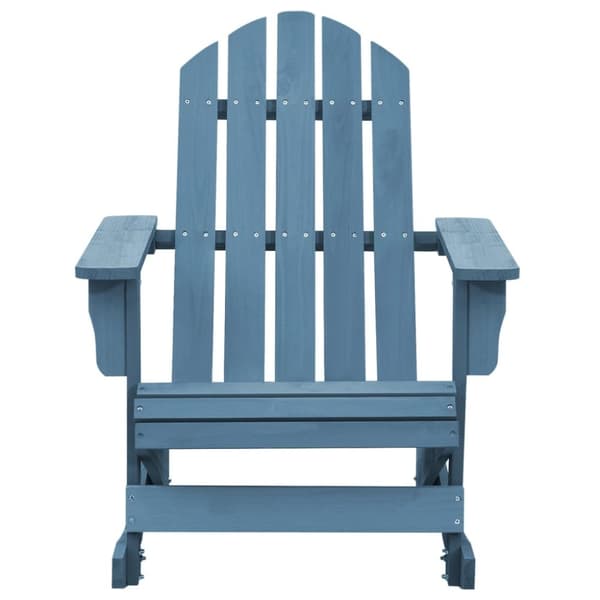 Gungstol adirondack massivt granträ blå