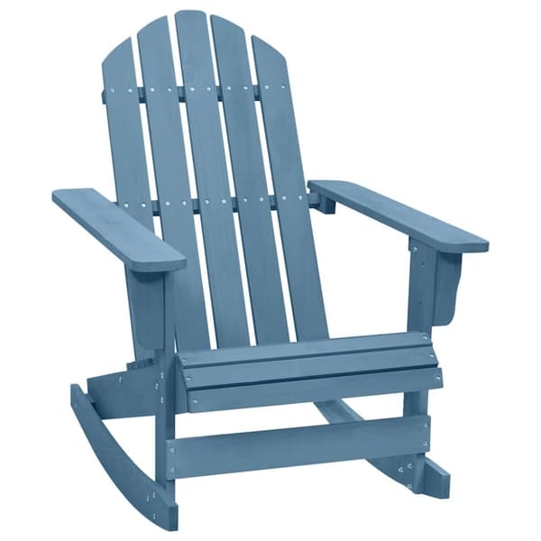 Gungstol adirondack massivt granträ blå
