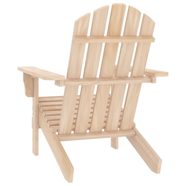 Adirondackstol massivt granträ