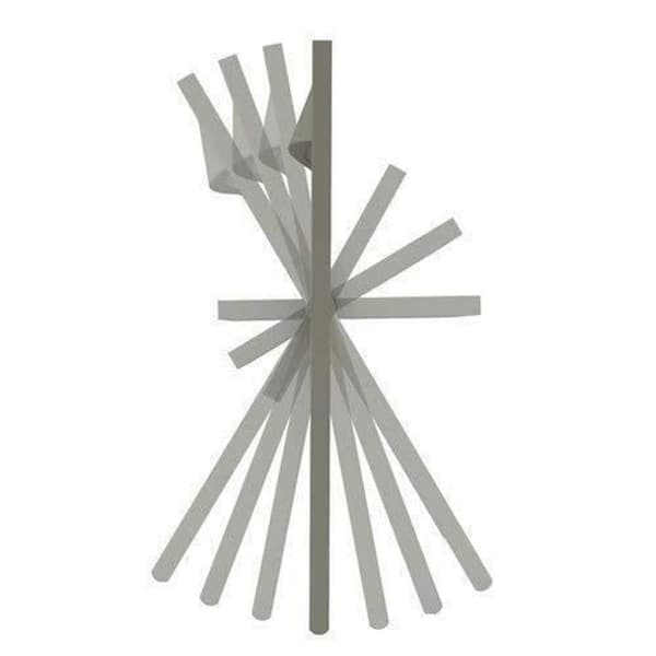 Alessi Piana fäll- och staplingsstol - Röd - Plast och glasfiber