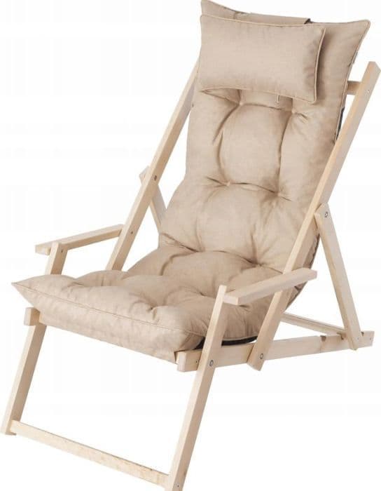 Hobbygarden - LMABEZ2 - Trädgårdsstol Hobby CHAISE MARLENA BE EKOLEN