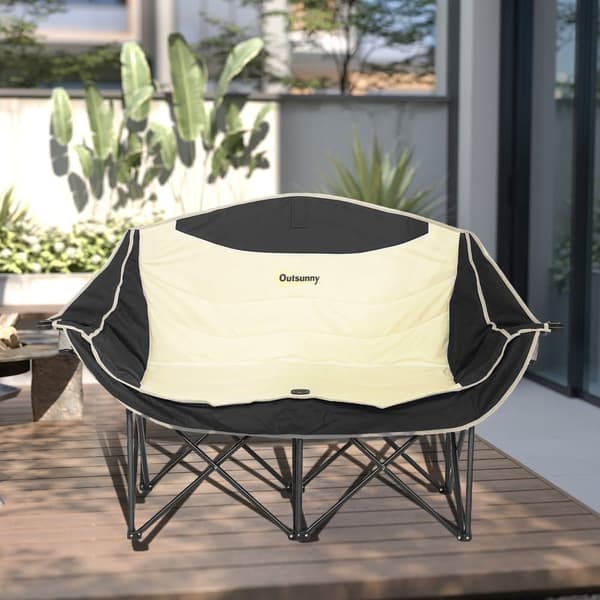 Sammenklappelig stol, 134x50x92 cm, Khaki
