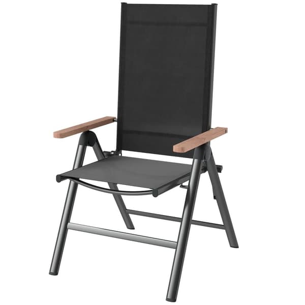 Trädgårdsstol, 60x73x108 cm, Svart