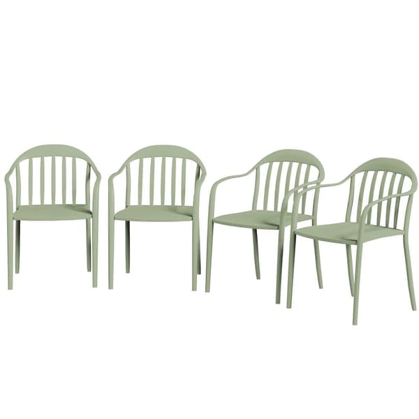 Trädgårdsstol Set, 57x54x78 cm, Grön