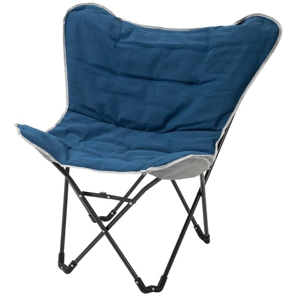 Hopfällbar Campingstol, 88x74x84 cm, Blå
