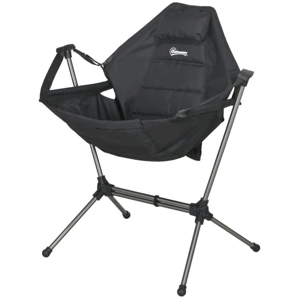 Hængekøje Campingstol, A20-408V00BK, 54x100x101 cm, Sort