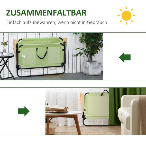 Rootz 2 -sits campingstol - Foldbar dollstol - utomhusfiskestol med kopphållare - Hållbart stål & Oxford -tyg - 141 cm x 67 cm x 80 cm