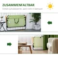 Miniatyrbild 5 av 10: Rootz 2 -sits campingstol - Foldbar dollstol - utomhusfiskestol med kopphållare - Hållbart stål & Oxford -tyg - 141 cm x 67 cm x 80 cm