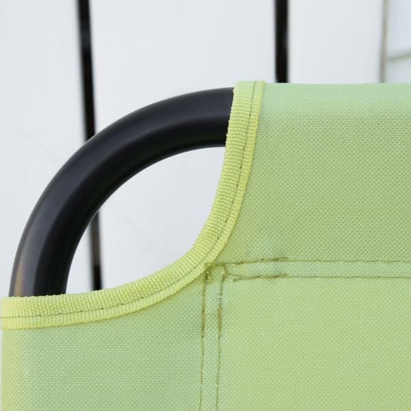 Rootz 2 -sits campingstol - Foldbar dollstol - utomhusfiskestol med kopphållare - Hållbart stål & Oxford -tyg - 141 cm x 67 cm x 80 cm