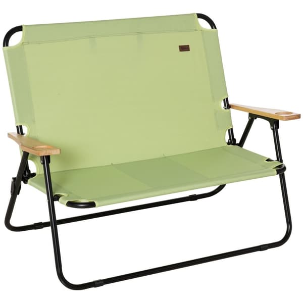 Rootz 2 -sits campingstol - Foldbar dollstol - utomhusfiskestol med kopphållare - Hållbart stål & Oxford -tyg - 141 cm x 67 cm x 80 cm