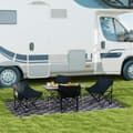 Miniatyrbild 9 av 10: Rootz fällbar campingstol - Portabel säte - Stålramstolar - enkel transport - 61 cm x 54 cm x 66 cm - Inkluderar bärväska