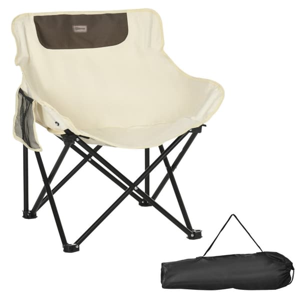 Rootz campingstol - sammenfoldelig sæde - bærbar stol - PVC -coated stof - let transport - 61 cm x 54 cm x 66 cm