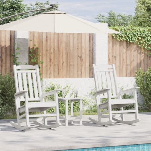 Trädgårdsgungstolar 2 st Vita 70x92x107.5 cm HDPE"}, {"Swedish"=>"vidaXL Trädgårdsgungstol Vit 70x92x108 cm HDPE"}