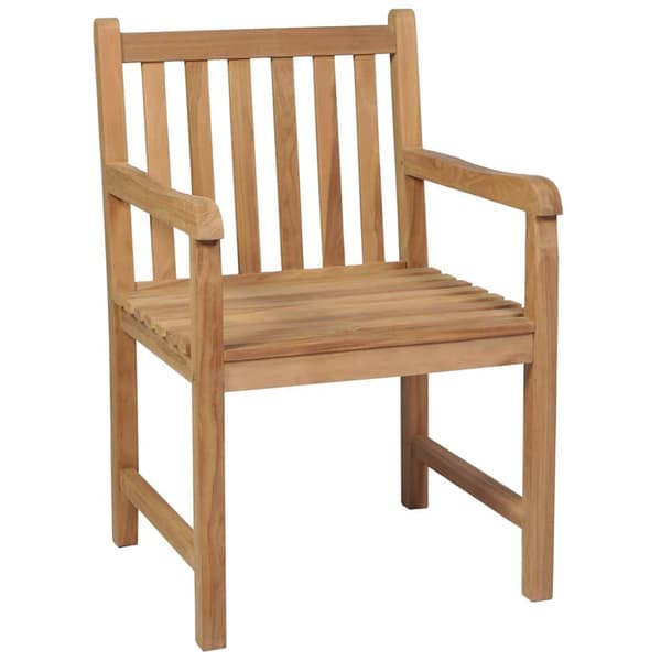 Trädgårdsstolar med beige dynor 2 st massiv teak